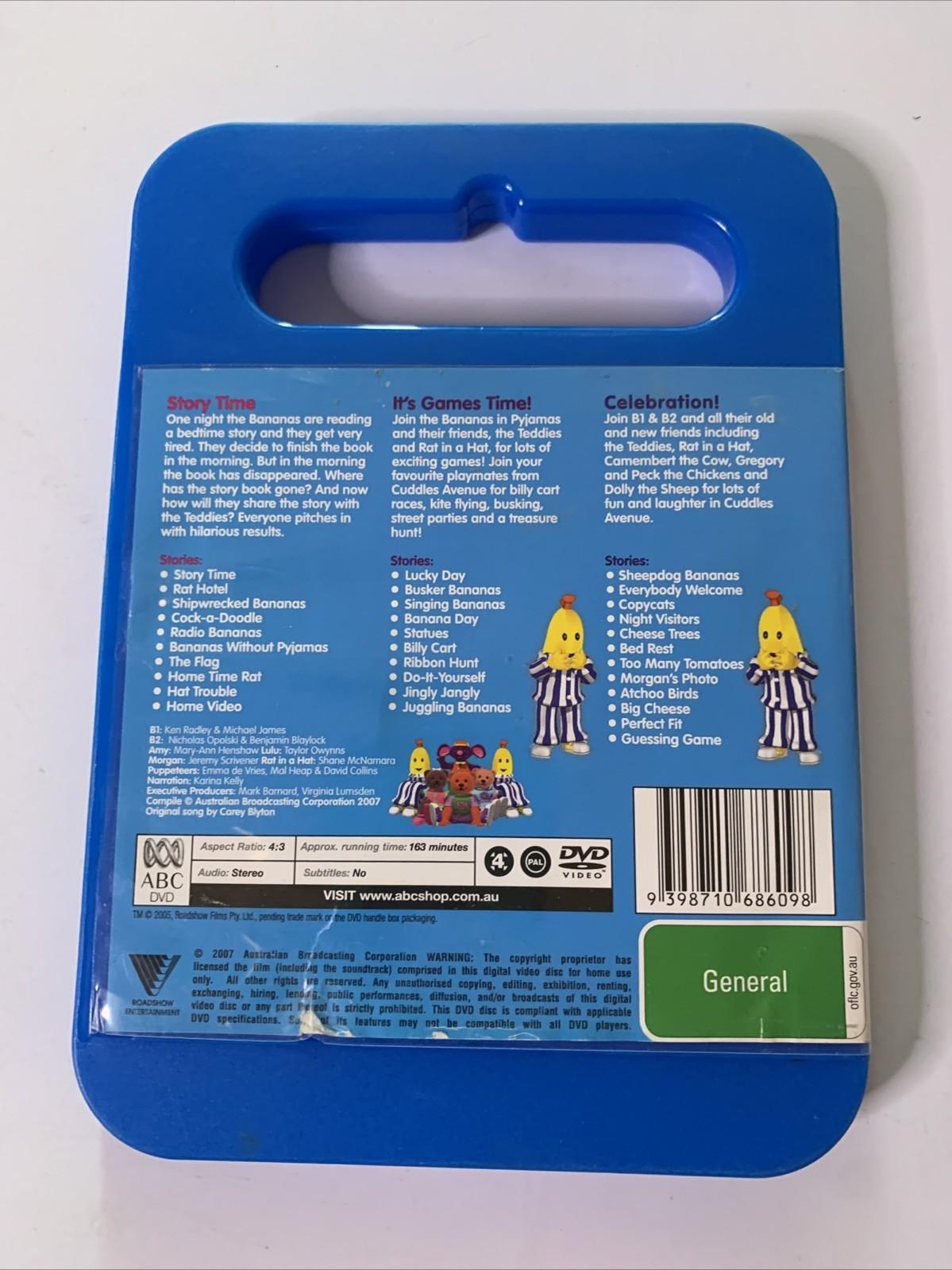 Bananas In Pyjamas : Story Time / It's Games Time / Celebration (DVD, 2005)