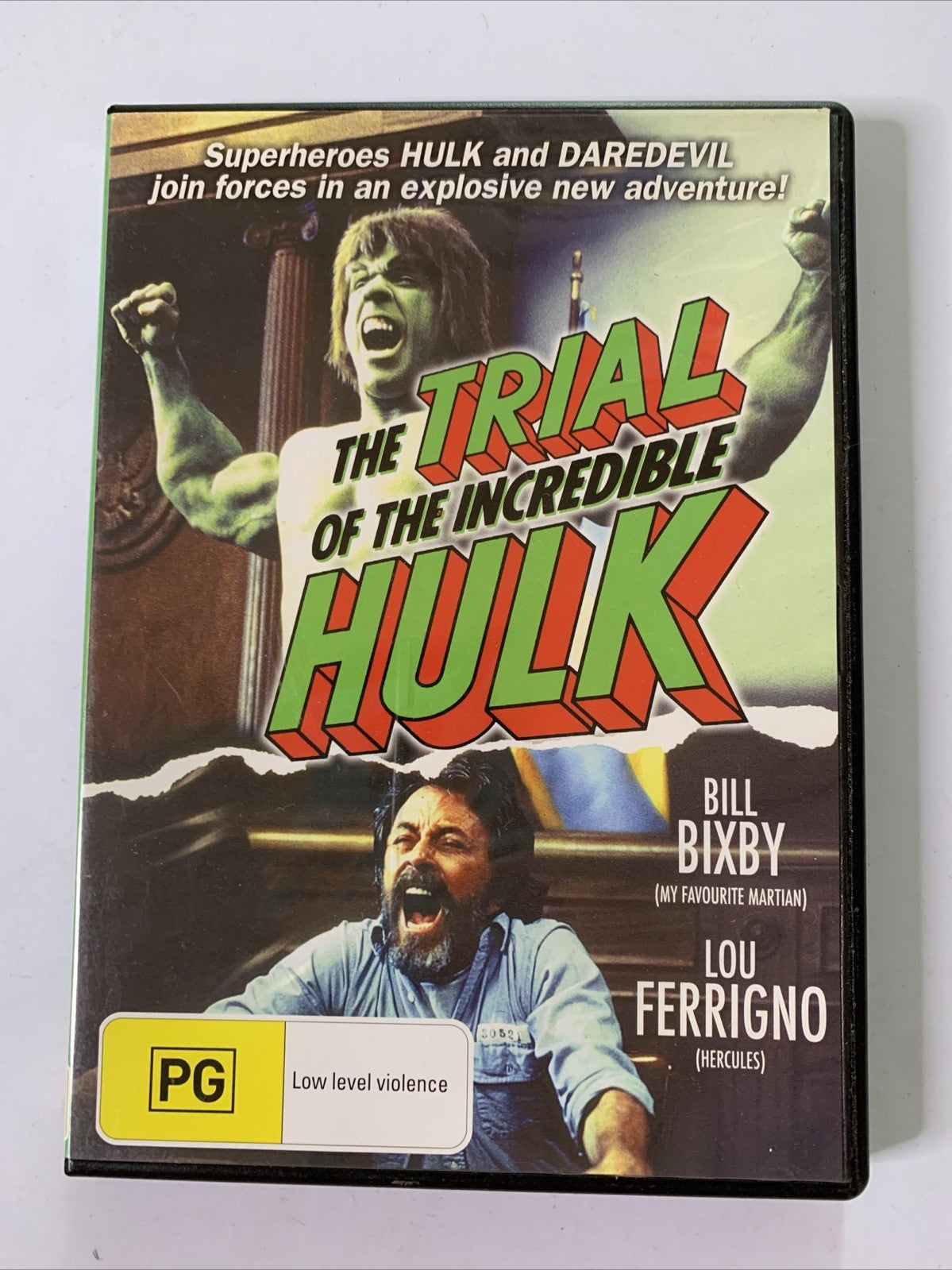 The Trial Of The Incredible Hulk (DVD 1989) Bill Bixby, Lou Ferrigno All Regions
