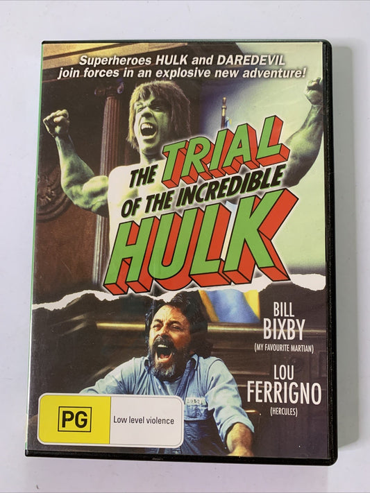 The Trial Of The Incredible Hulk (DVD 1989) Bill Bixby, Lou Ferrigno All Regions