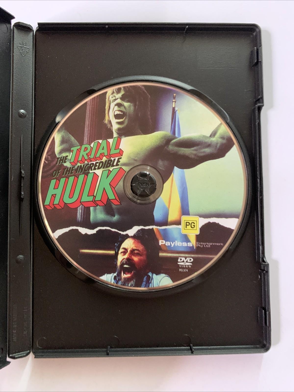 The Trial Of The Incredible Hulk (DVD 1989) Bill Bixby, Lou Ferrigno All Regions