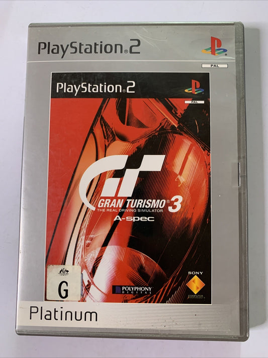 Gran Turismo 3 A-Spec PS2 Sony PlayStation 2 Racing Game