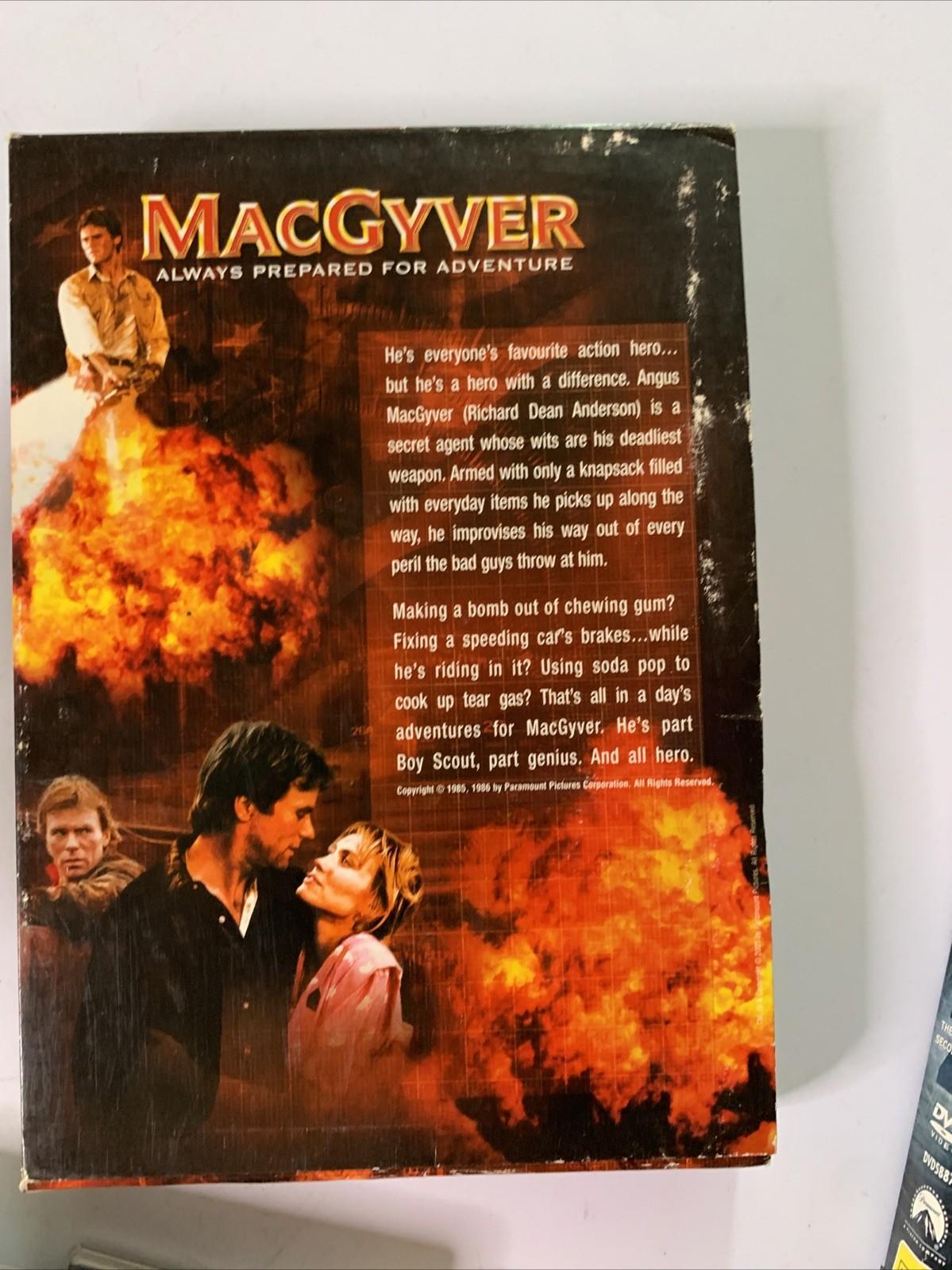 Macgyver : The Complete Season 1 & 2 (DVD, 1985) Richard Dean Anderson  Region 4