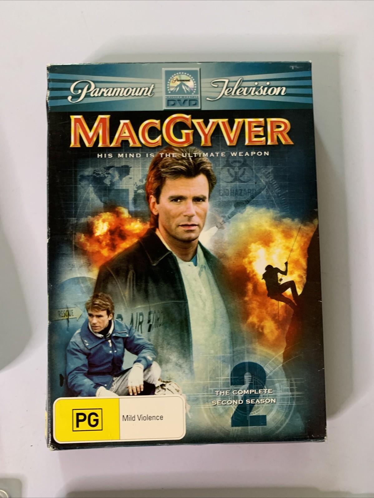 Macgyver : The Complete Season 1 & 2 (DVD, 1985) Richard Dean Anderson  Region 4