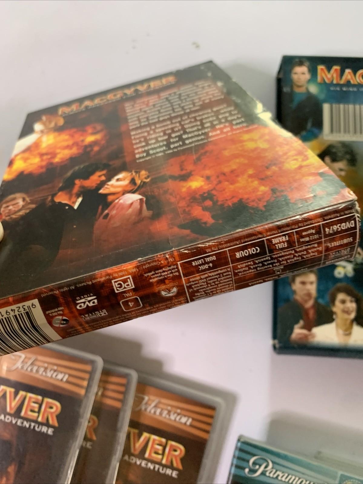 Macgyver : The Complete Season 1 & 2 (DVD, 1985) Richard Dean Anderson  Region 4