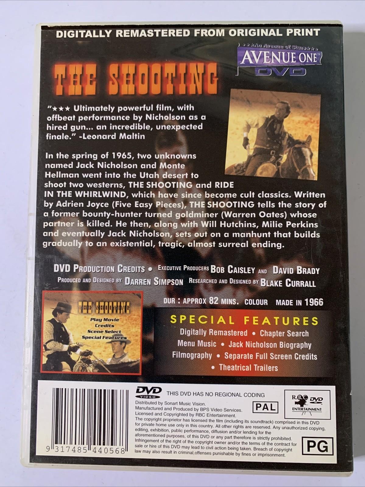The Shooting (DVD, 1967) Jack Nicholson, Warren Oates All Regions
