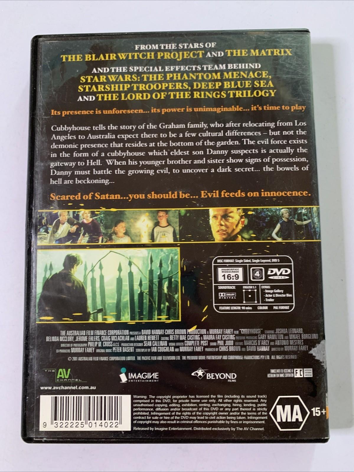 Cubby House (DVD, 2001) Joshua Leonard, Belinda McClory Horry Film Region 4