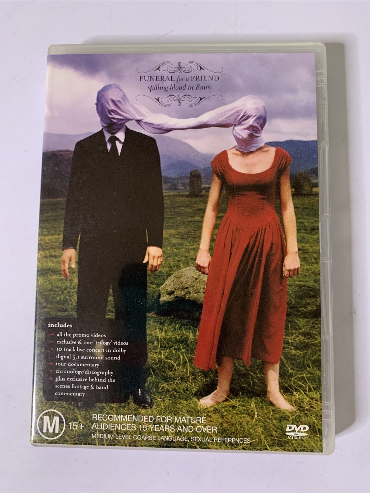 Funeral For A Friend – Spilling Blood In 8mm (DVD, 2004) Region 4 NEW