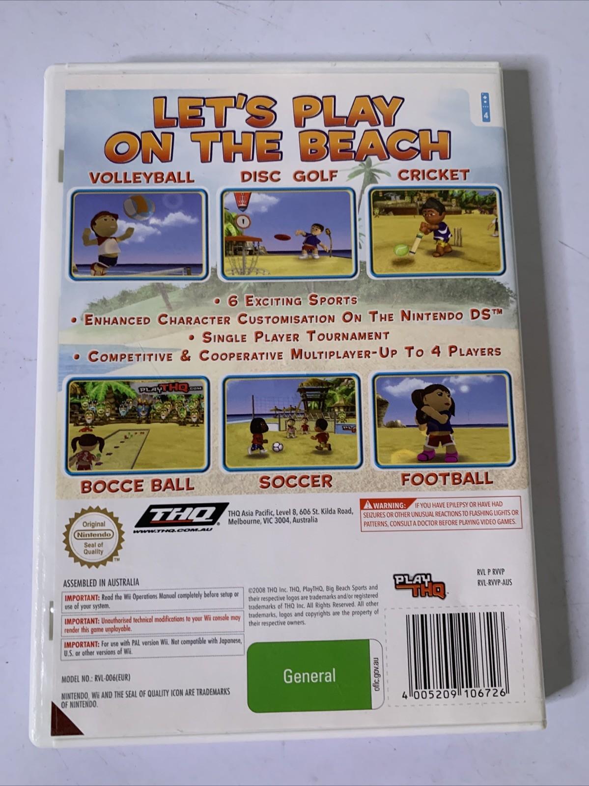 Big Beach Sports Nintendo Wii PAL Game Complete