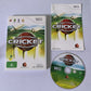 Cricket 2007 Nintendo Wii PAL Game Complete