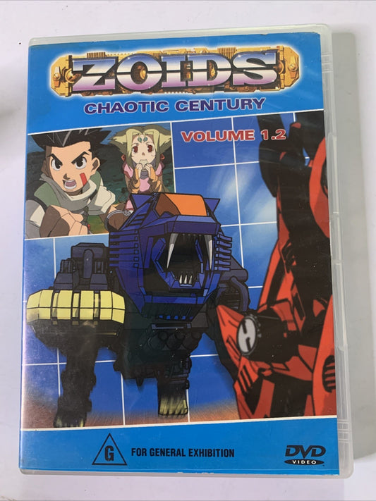 Zoids : Chaotic Century Volume 1.2 (DVD, 2001) Anime Region 4