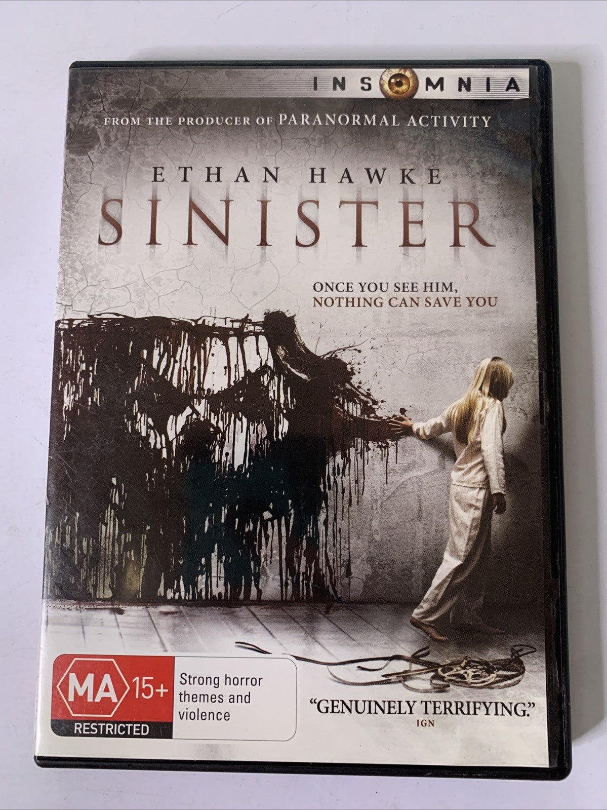 Sinister (DVD, 2012) Ethan Hawke Horror Film Region 4