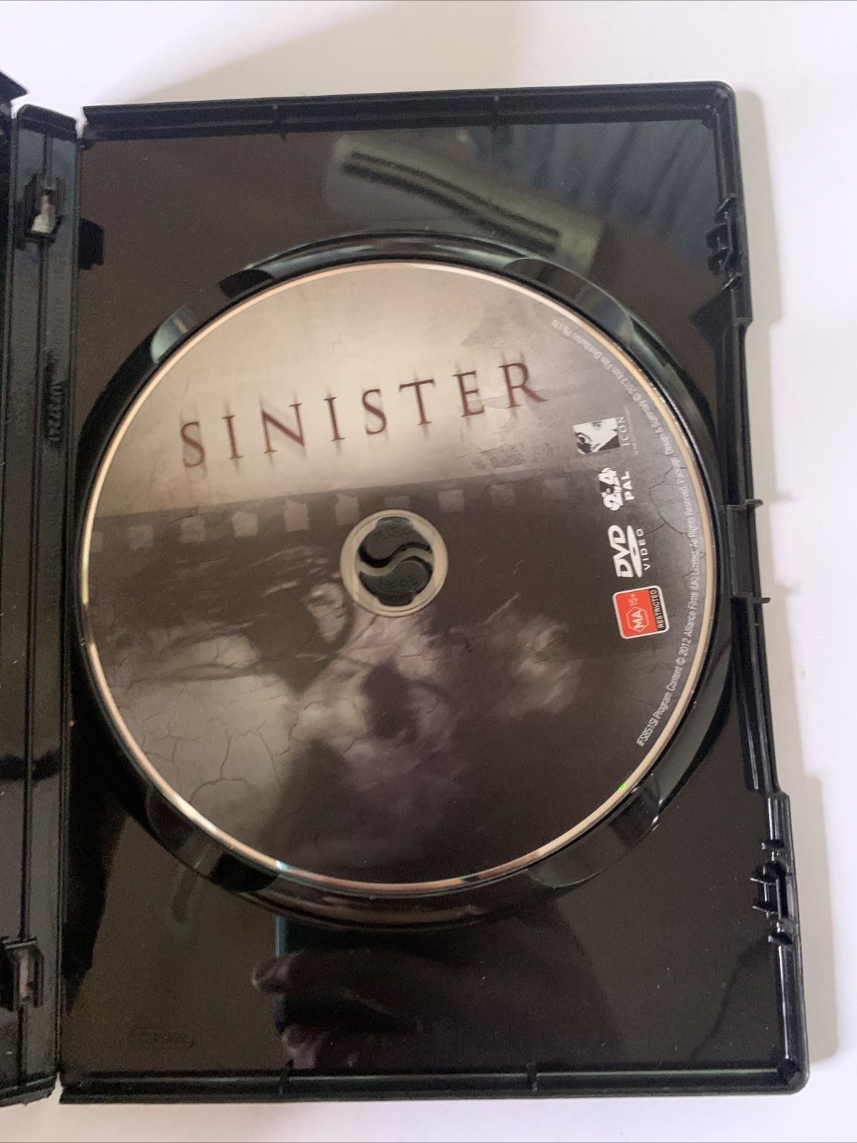 Sinister (DVD, 2012) Ethan Hawke Horror Film Region 4