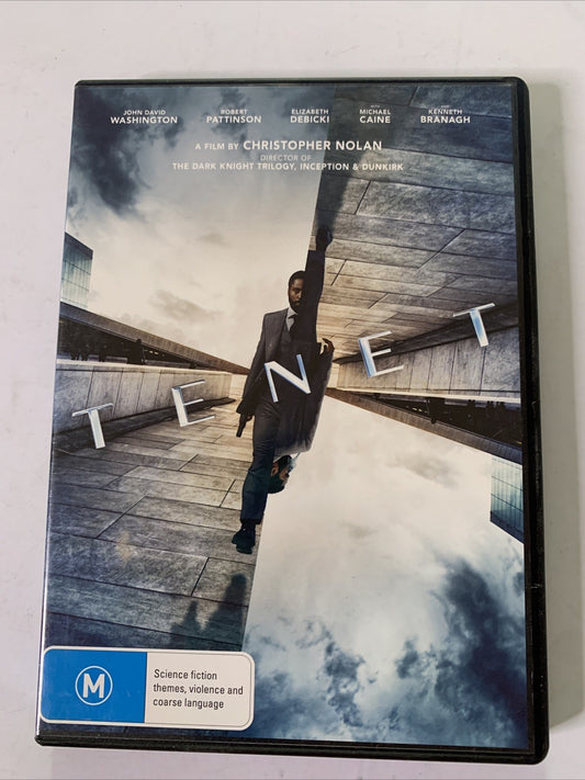 Tenet (DVD, 2020) Michael Caine, John David Washington, Robert Pattinson Region4