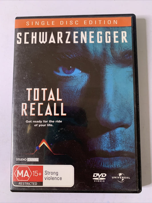 Total Recall (DVD, 1990) Arnold Schwarzenegger, Sharon Stone  Region 4