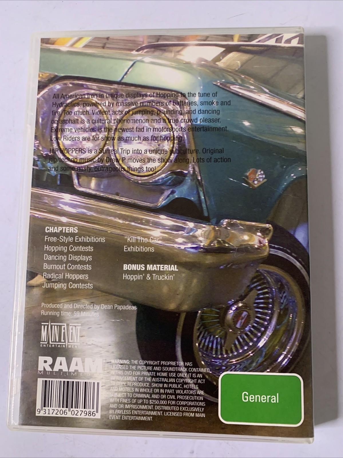 Hip Hoppers (DVD) Low Riders, Cars, Jumpers, Dancers  All Regions