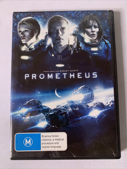 Prometheus (DVD, 2012) Guy Pearce, Michael Fassbender, Noomi Rapace Region 4