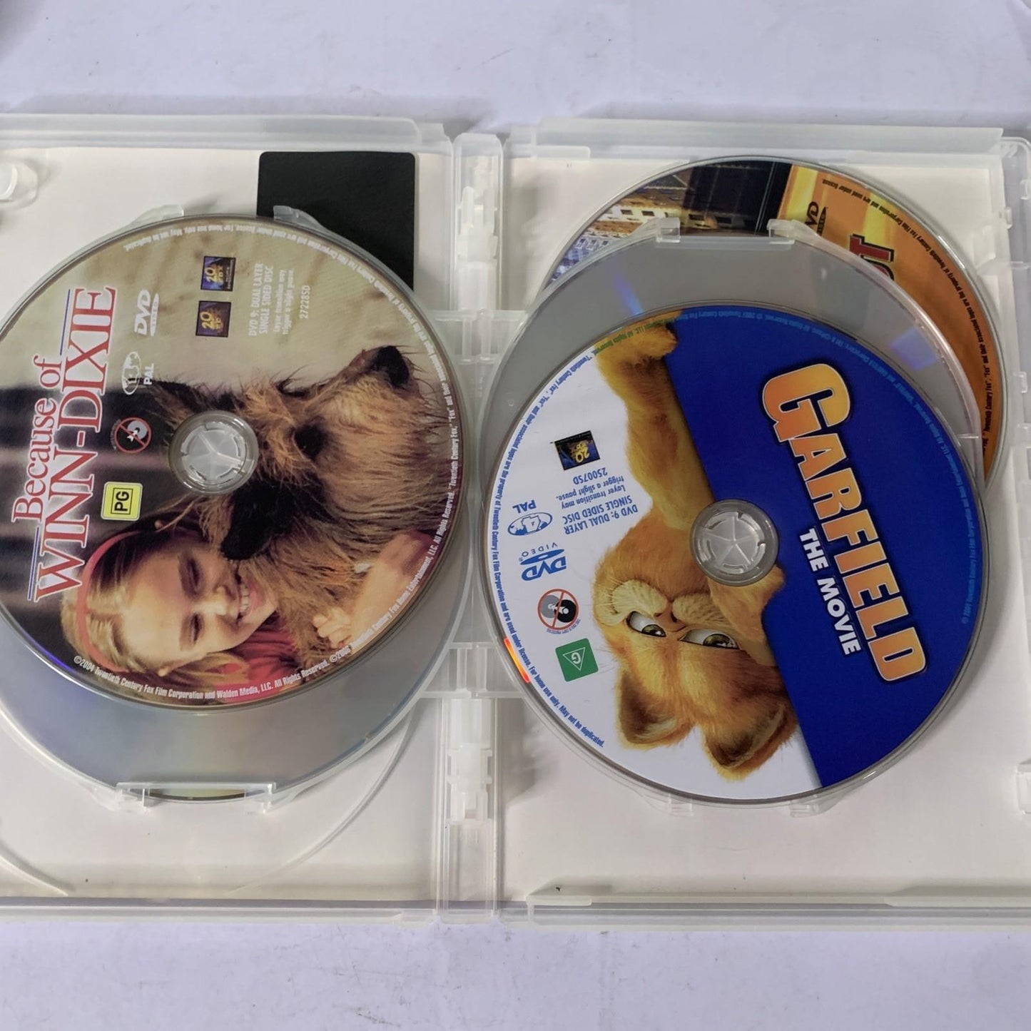 Ice Age / Garfield / Firehouse Dog / Because of Winn-Dixie / Baby's Day Out DVD