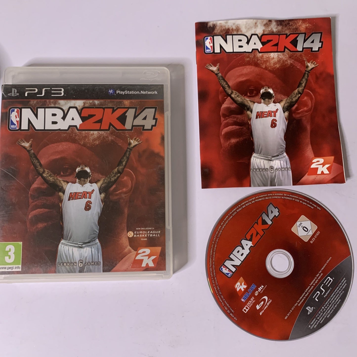 NBA 2K14 PS3 Sony PlayStation 3 Basketball Game Complete