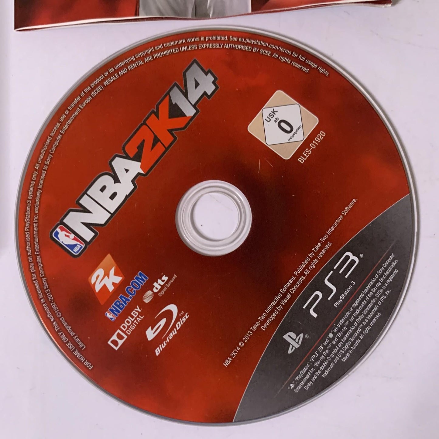 NBA 2K14 PS3 Sony PlayStation 3 Basketball Game Complete