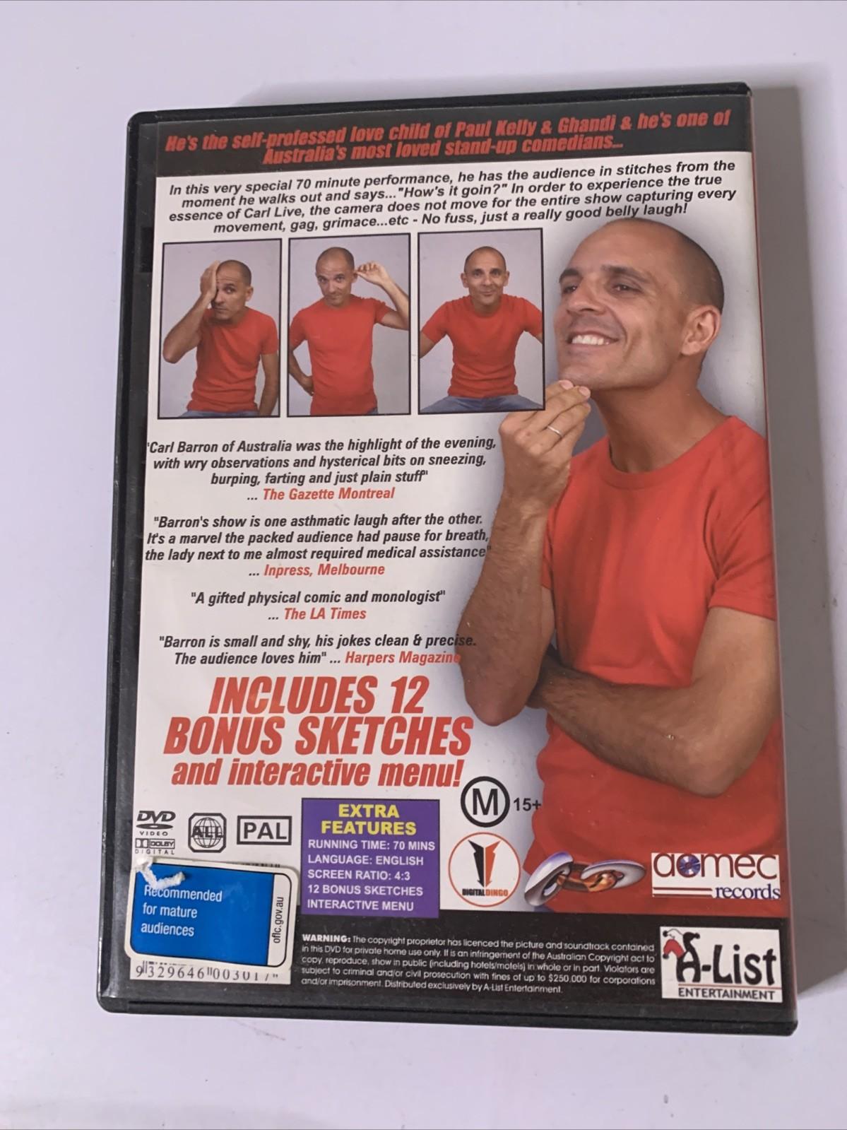Carl Barron  (DVD, 2003) Comedy  All Regions