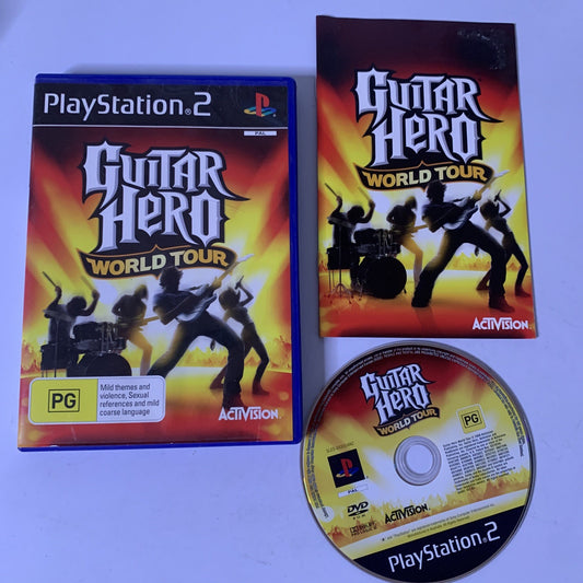 Guitar Hero: World Tour PS2 Sony PlayStation 2 2008 PAL Game Complete