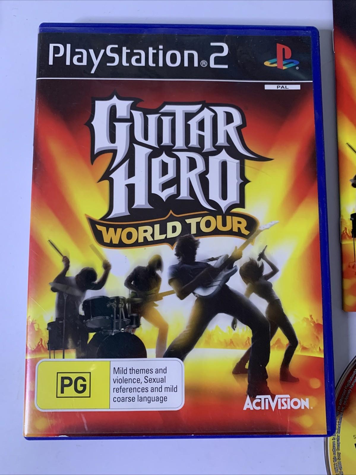 Guitar Hero: World Tour PS2 Sony PlayStation 2 2008 PAL Game Complete