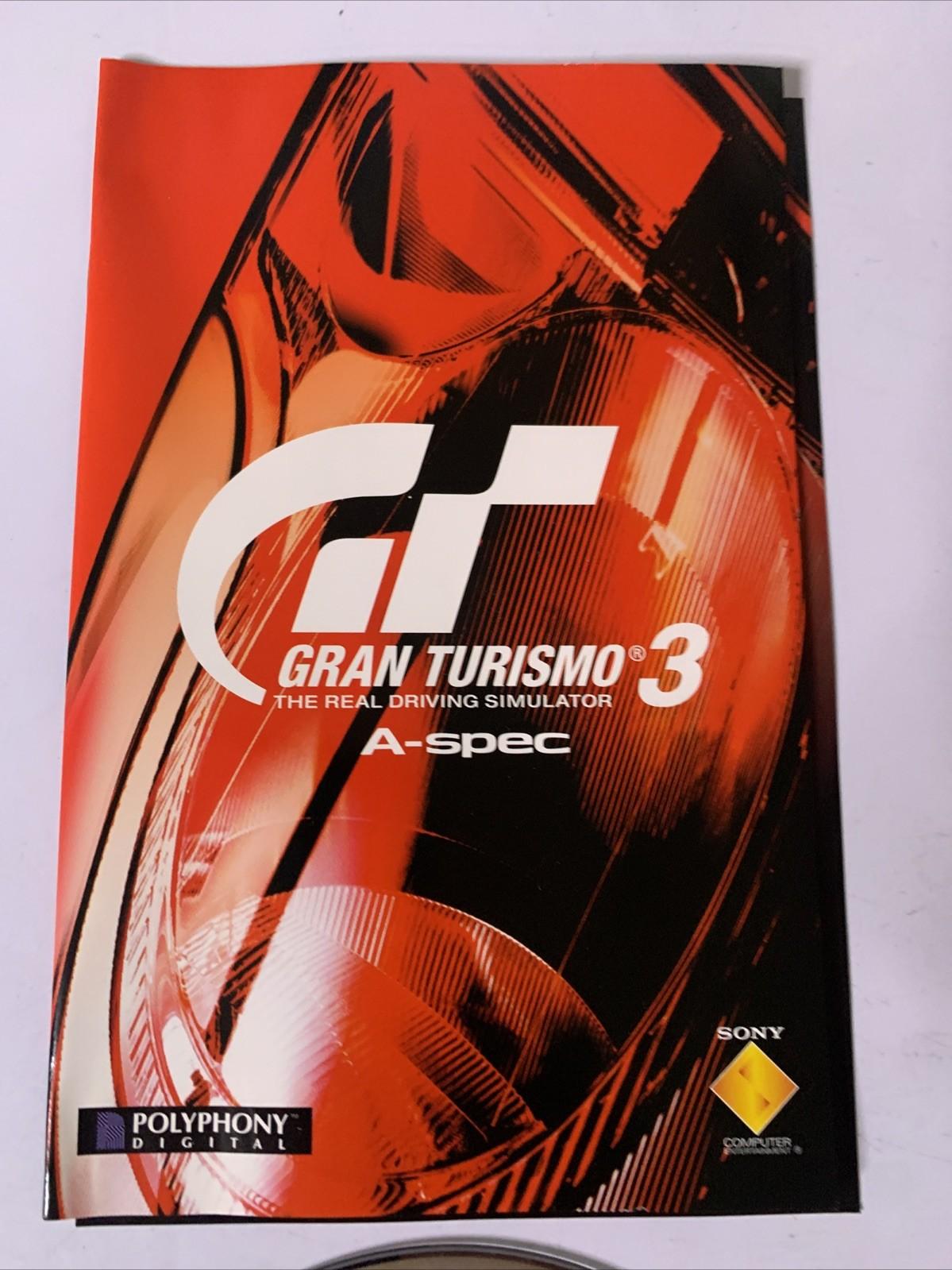Gran Turismo 3 A-Spec PS2 Playstation 2 PAL Racing Game Complete