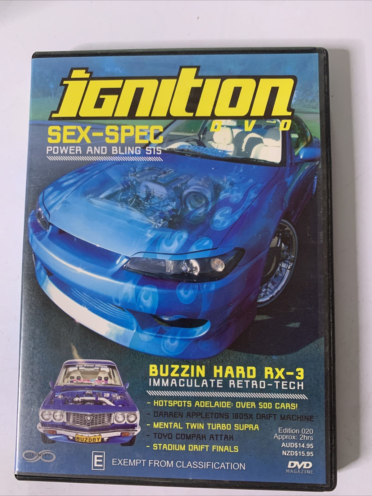 Ignition: Edition 020 (DVD, 2006) SEX-SPEC Buzzin Hard RX-3 All Regions