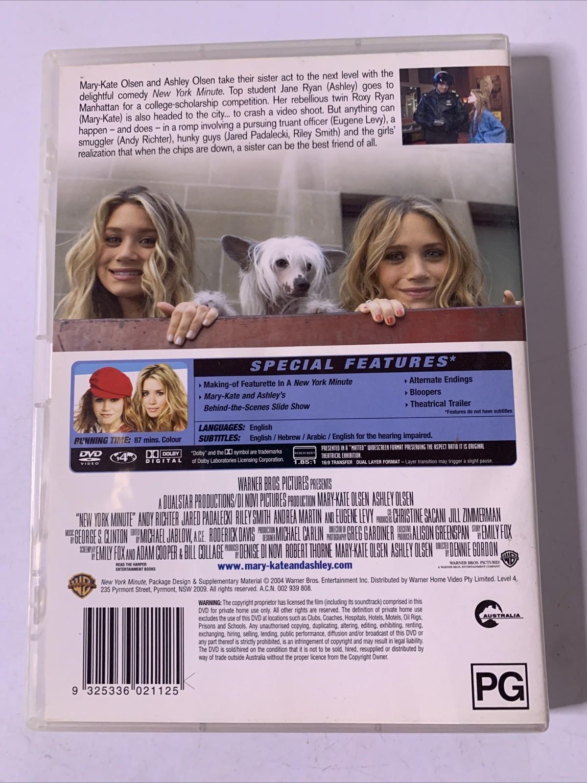 New York Minute (DVD, 2004) Mary-Kate Olsen, Ashley Olsen  Region 4