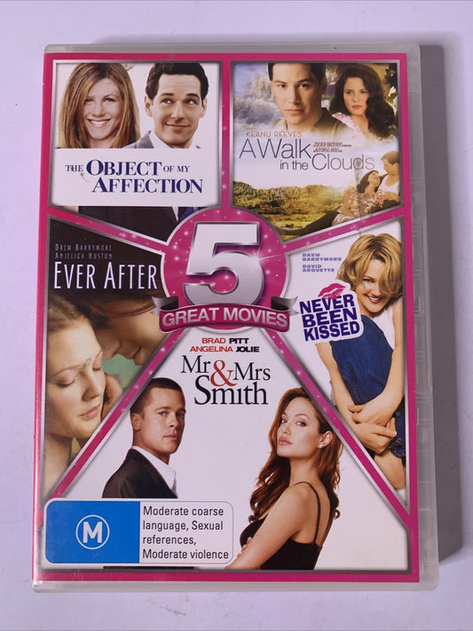 Mr & Mrs Smith / Ever After / Object Of My Affection / Never Been Kissed / A DVD
