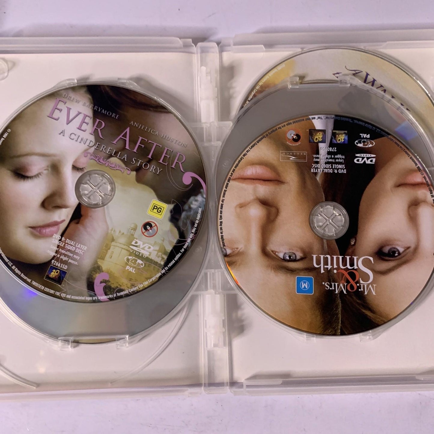 Mr & Mrs Smith / Ever After / Object Of My Affection / Never Been Kissed / A DVD