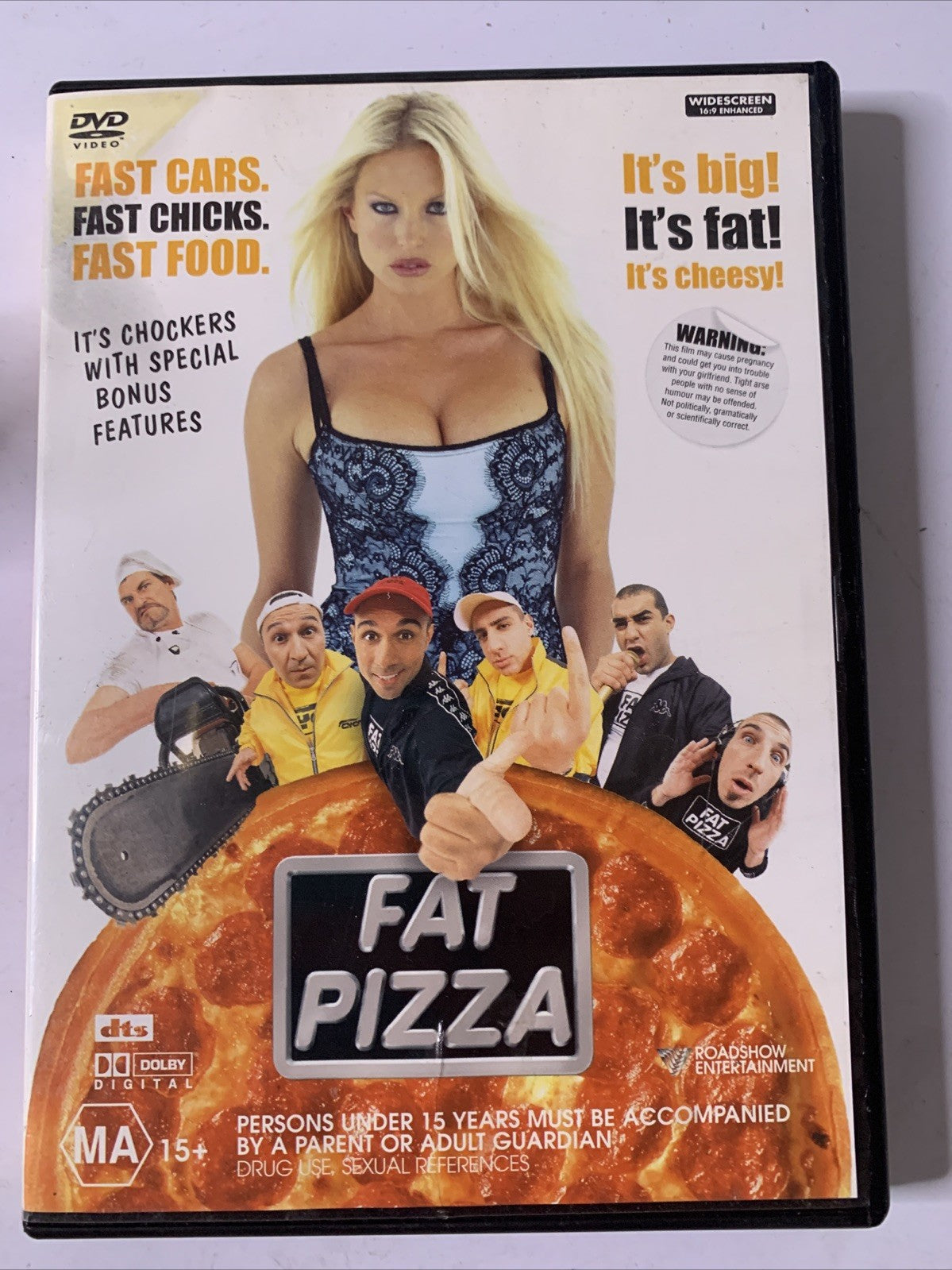 Fat Pizza (DVD, 2002) Paul French, Jabba, Johnny Boxer, Paul Nakad  Region 4