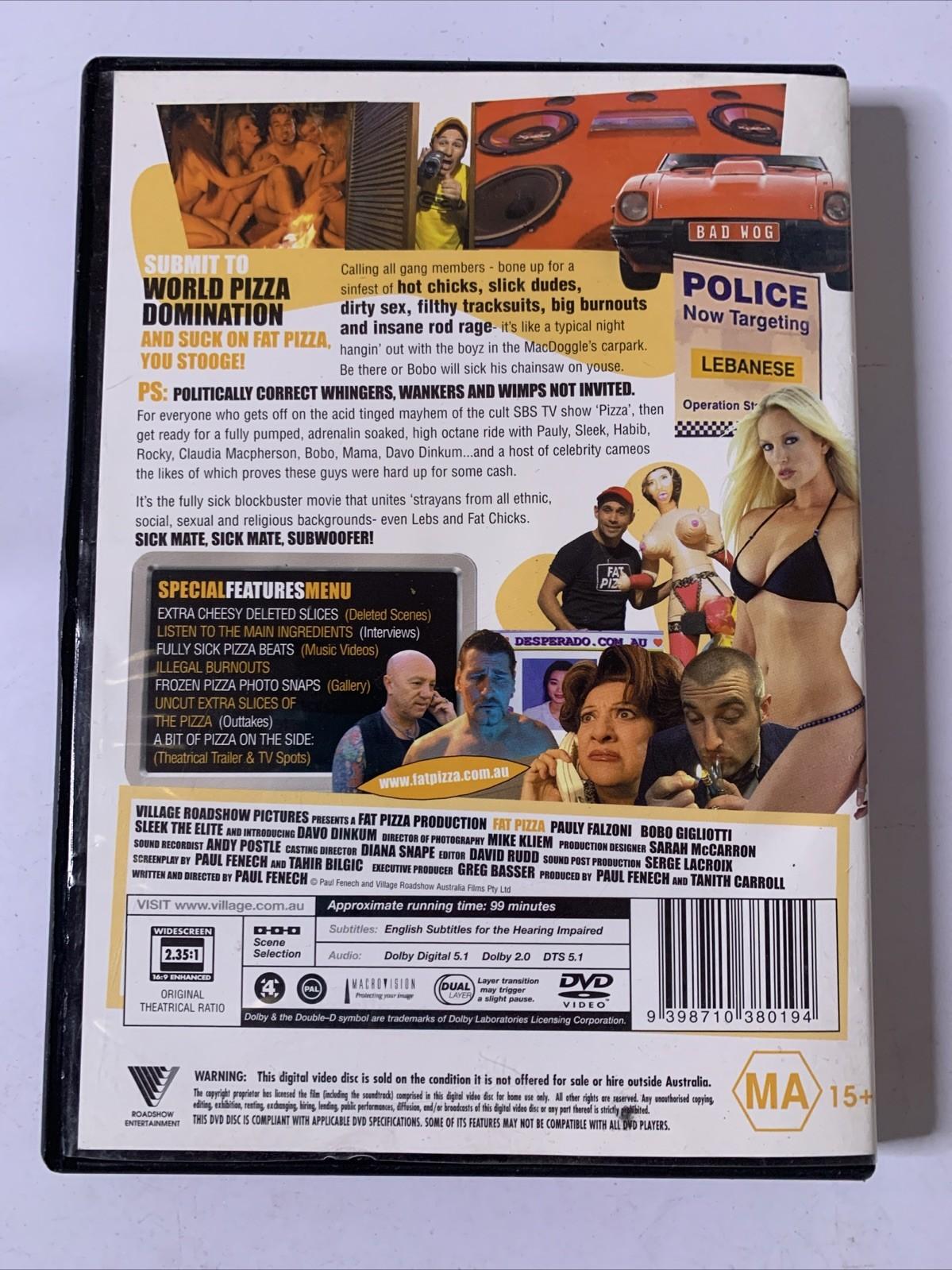 Fat Pizza (DVD, 2002) Paul French, Jabba, Johnny Boxer, Paul Nakad  Region 4