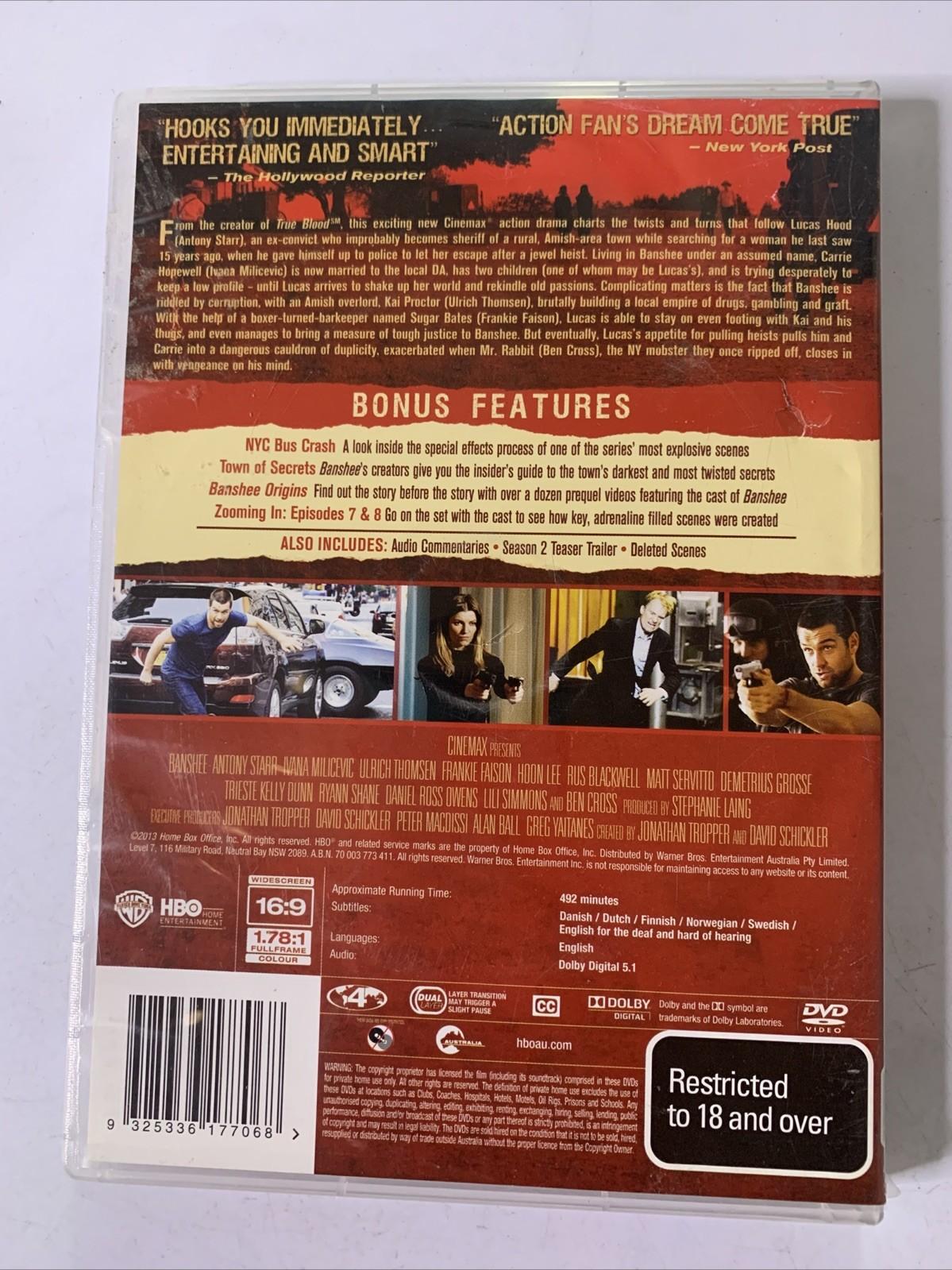 Banshee : Season 1 (DVD, 2013, 4-Discs) Region 4