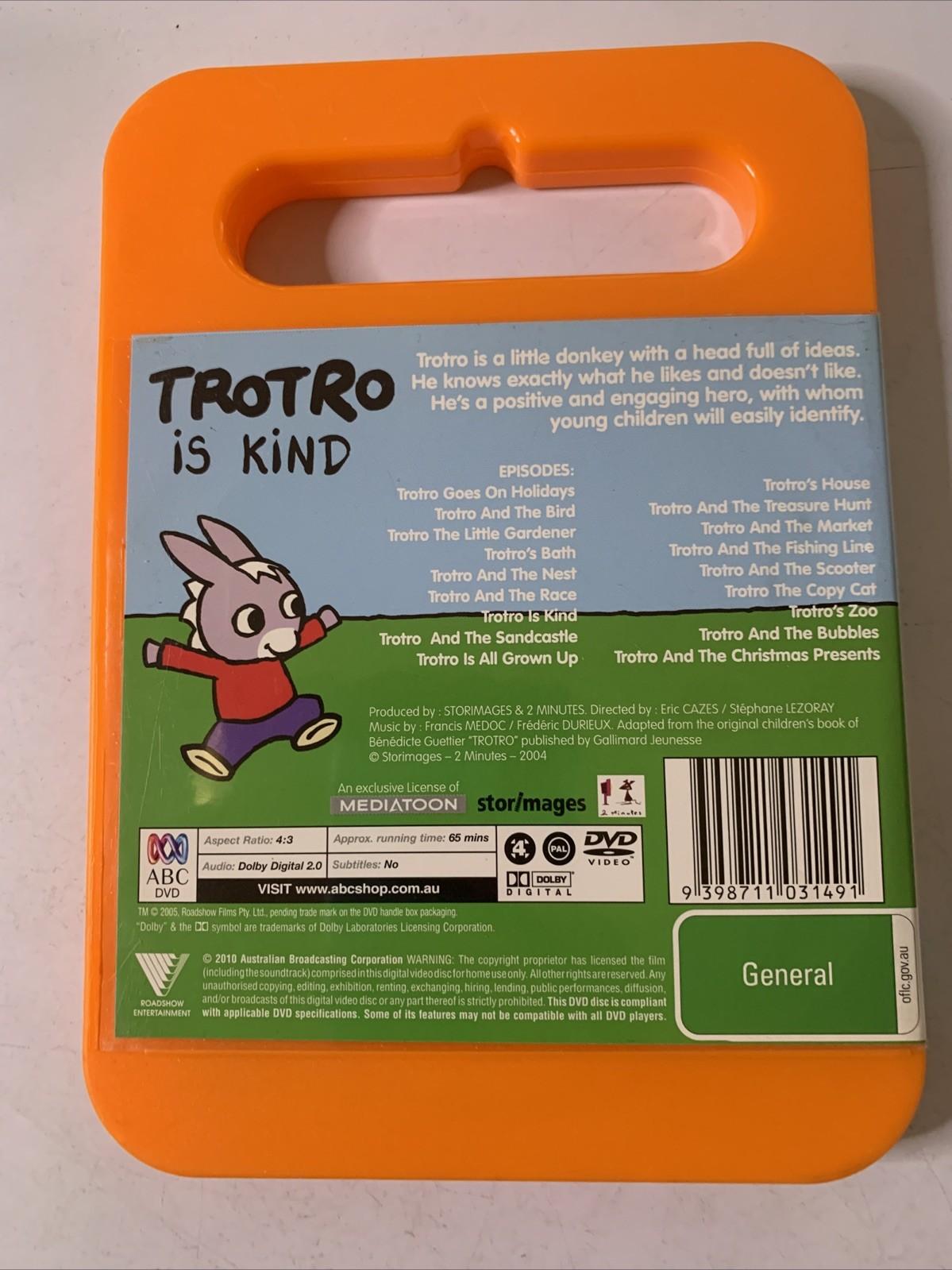 Trotro Is Kind (DVD, 2004) ABC Kids Animation Region 4