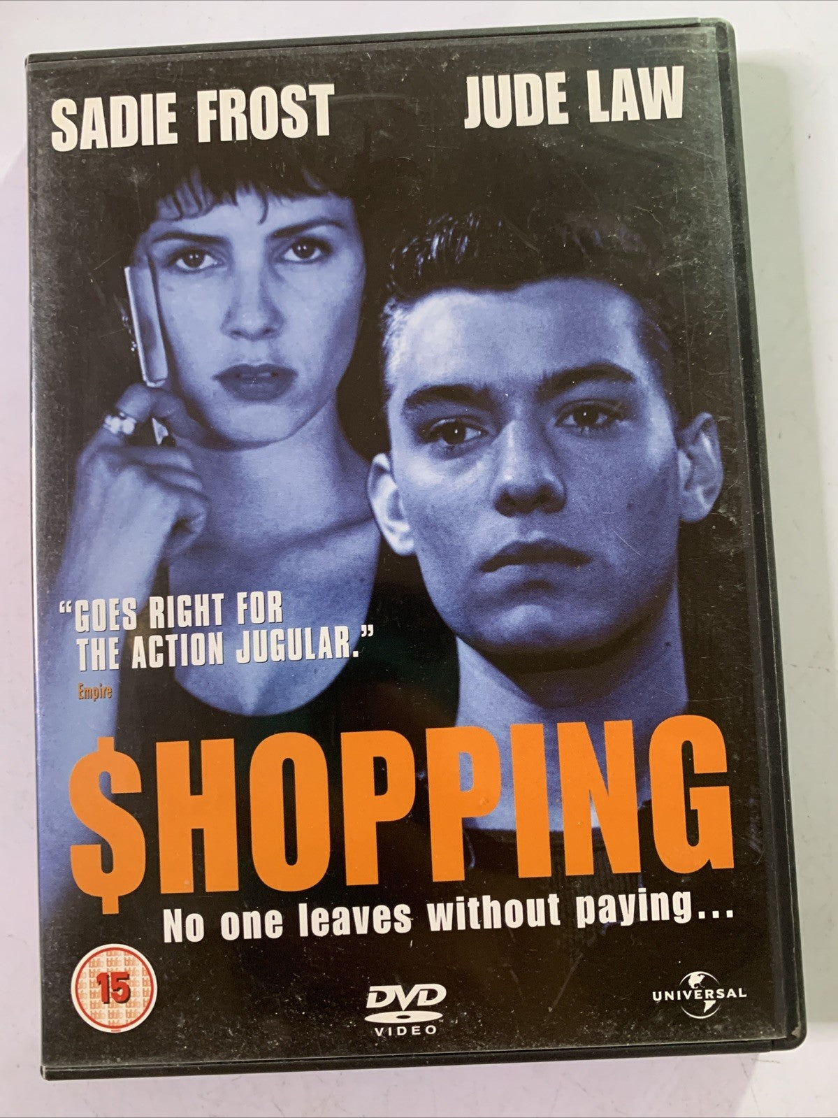 Shopping (DVD, 1994) Jude Law, Sadie Frost  Region 4 &2