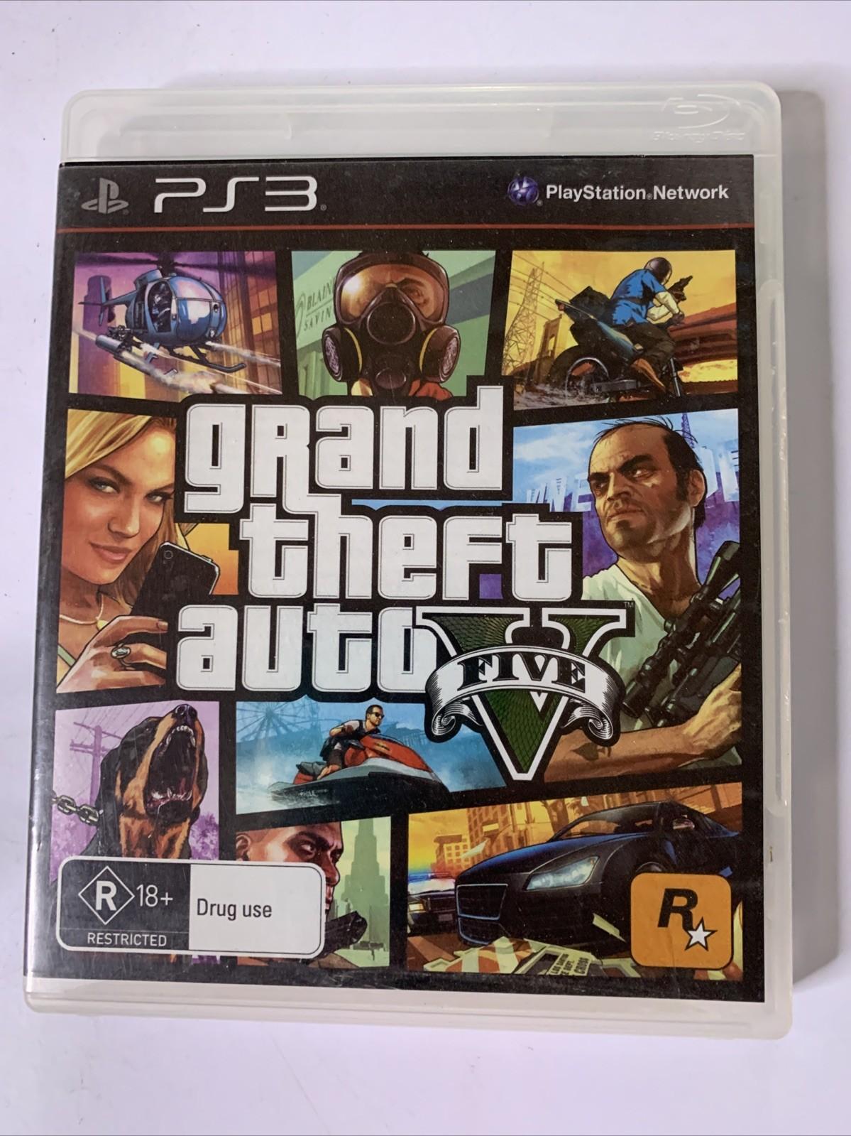 Grand Theft Auto V PS3 PlayStation 3 2013 Game Complete