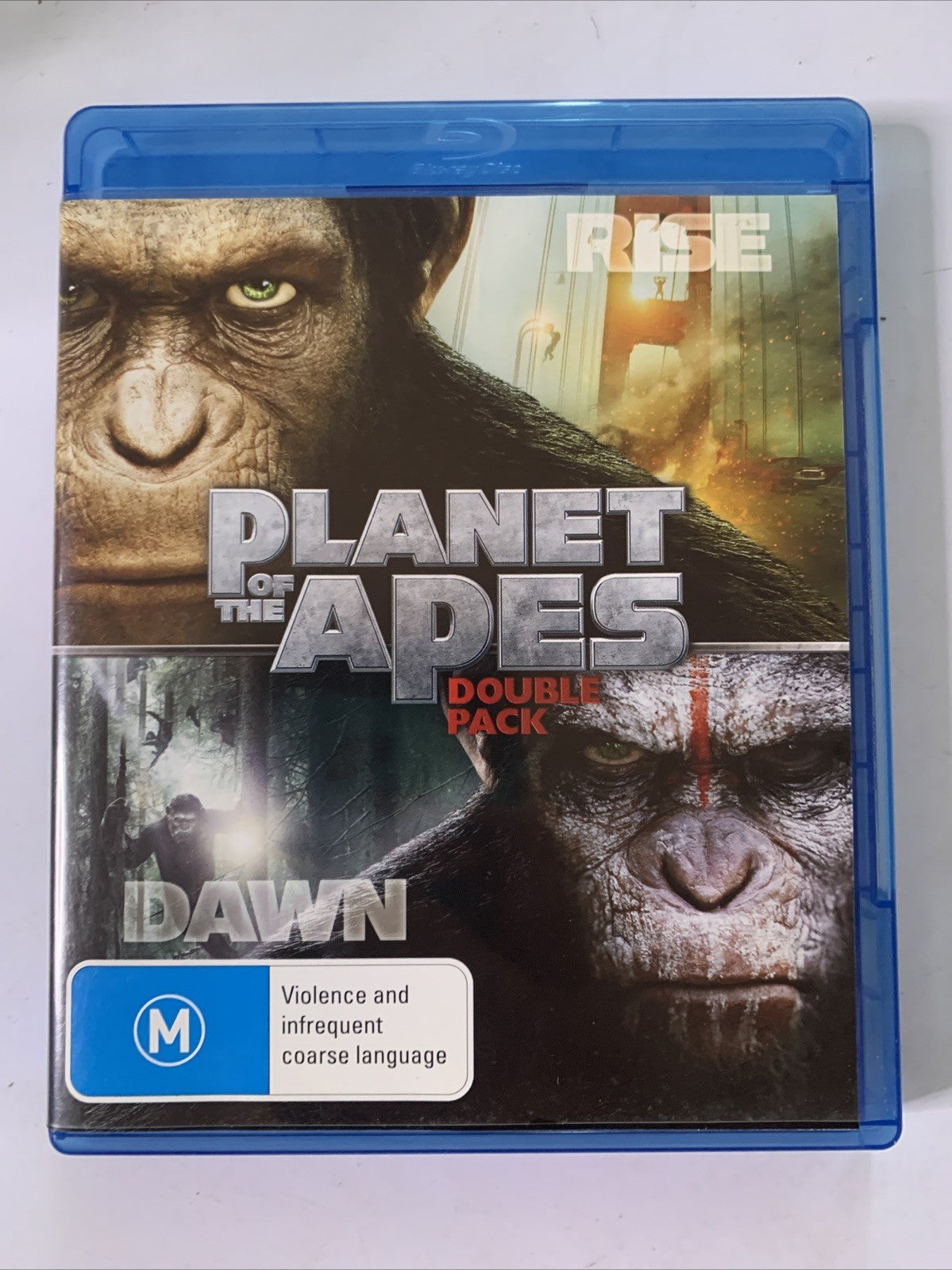 Rise of the Planet of the Apes / Dawn Planet of the Apes (Blu-ray) Region B