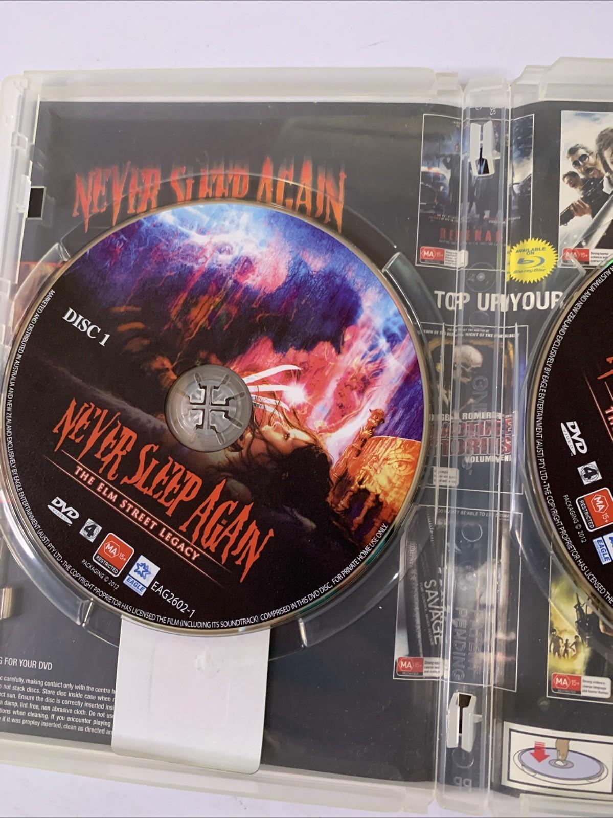 Never Sleep Again: The Elm Street Legacy (DVD, 2010, 2-DIsc) Documentary Region4