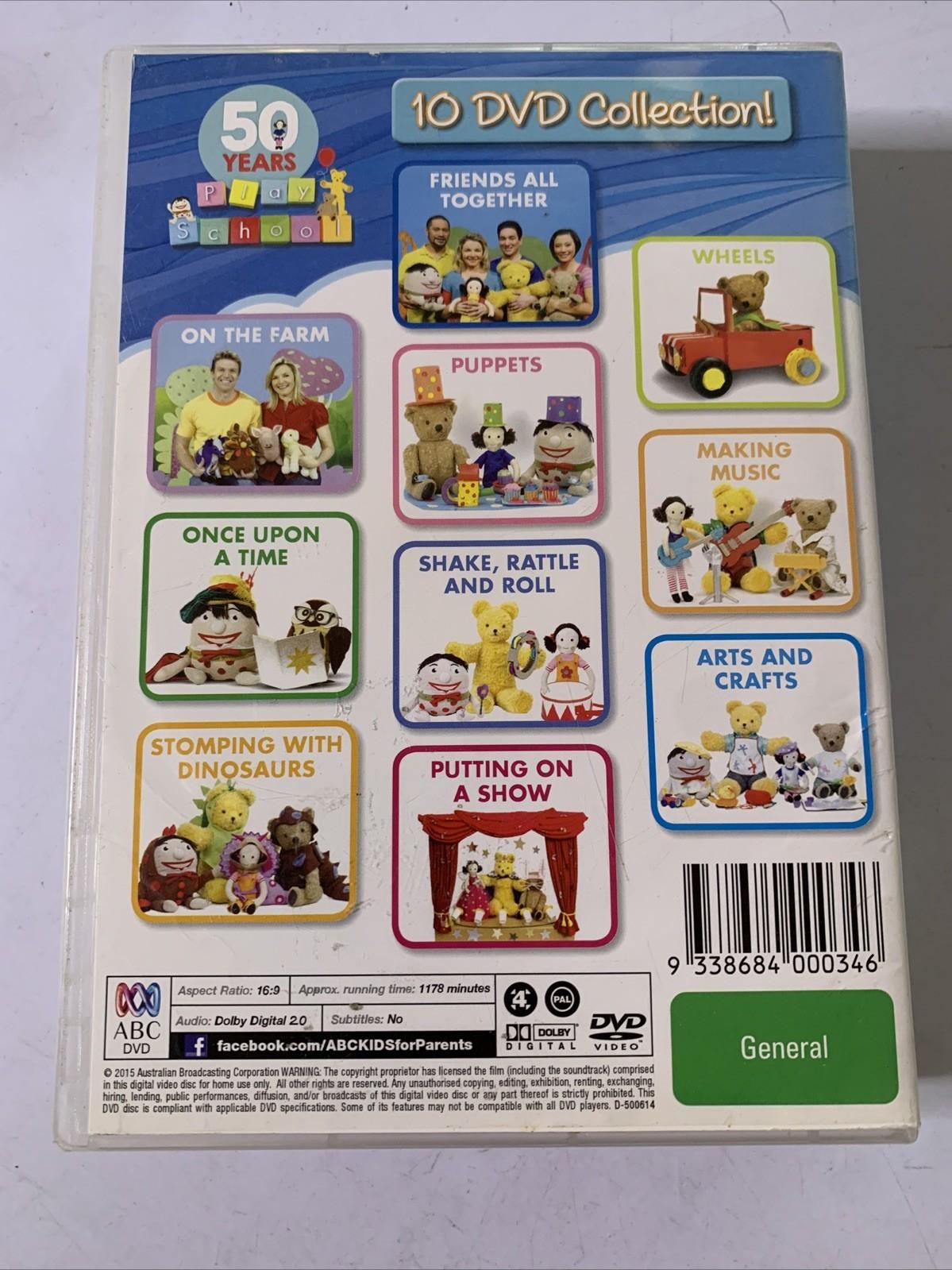 50 Years Play School DVD Collection (DVD) Region 4 *Missing 1 Disc