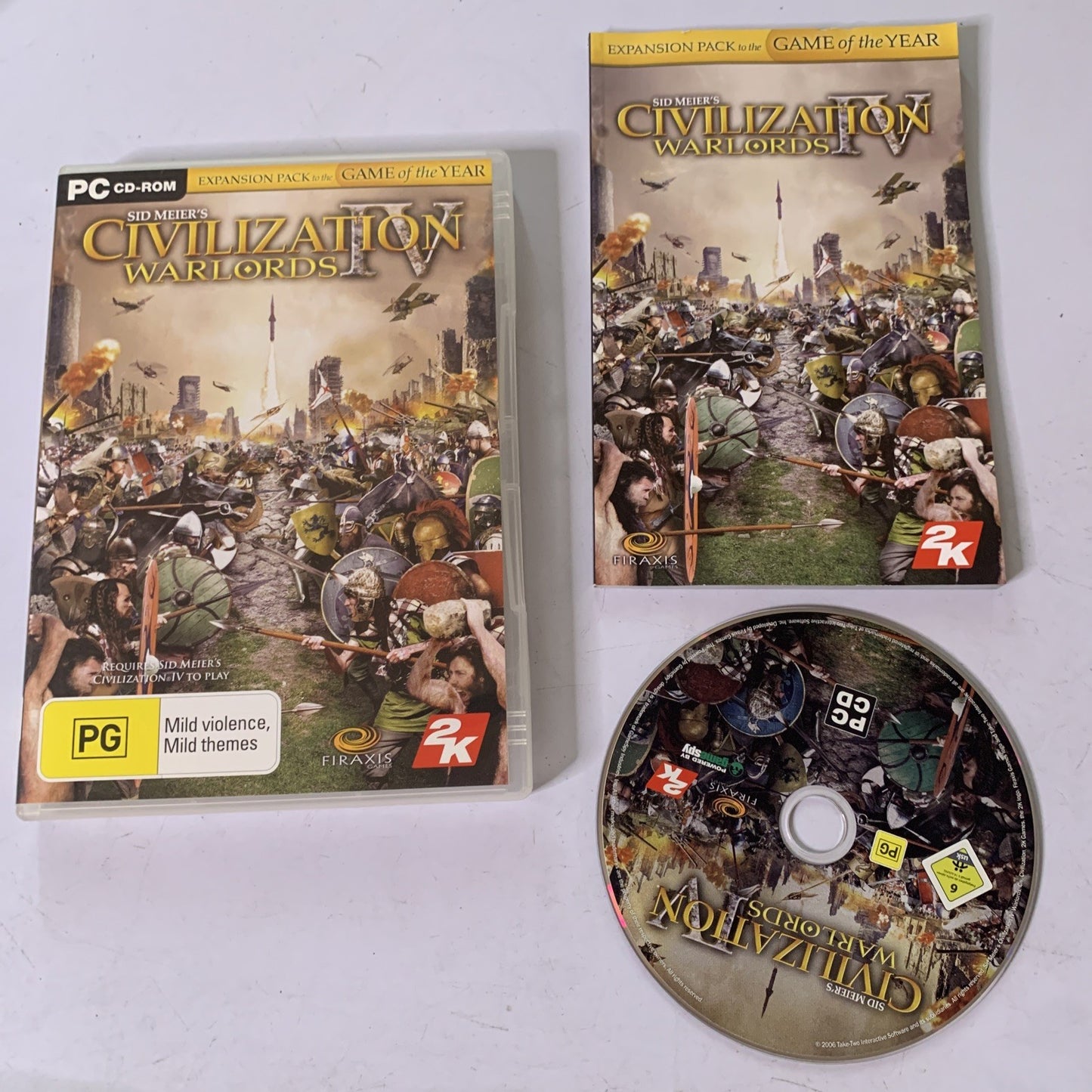 Civilization IV: Warlords Expansion PC CD-ROM Windows Game