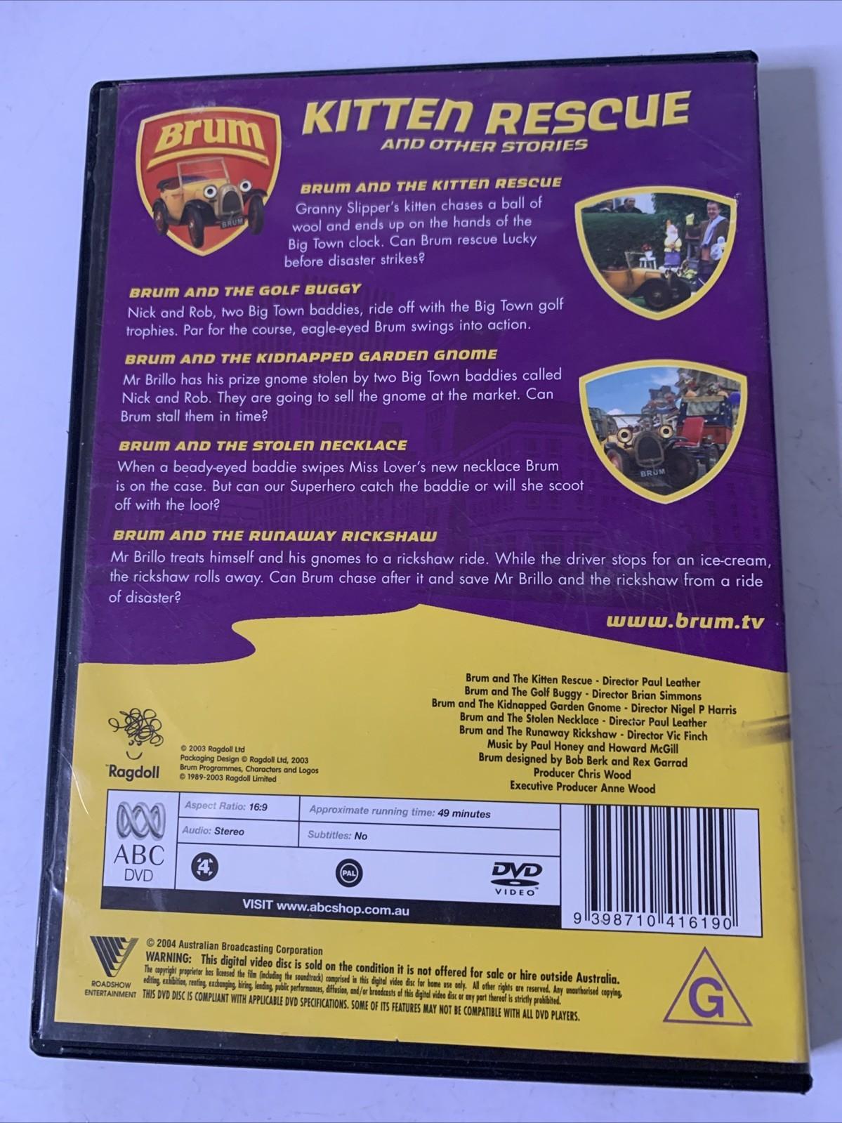 Brum: Kitten Rescue and other Stories (DVD) ABC For Kids Region 4 ...