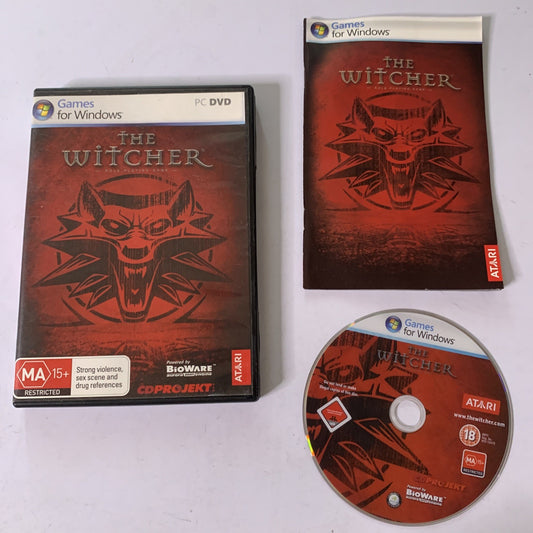 The Witcher PC DVD Windows 2007 Game Complete