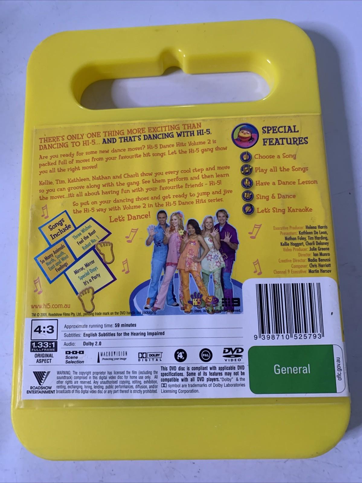 Hi-5 Dance Hits : Volume 2 (DVD, 2005) Region 4