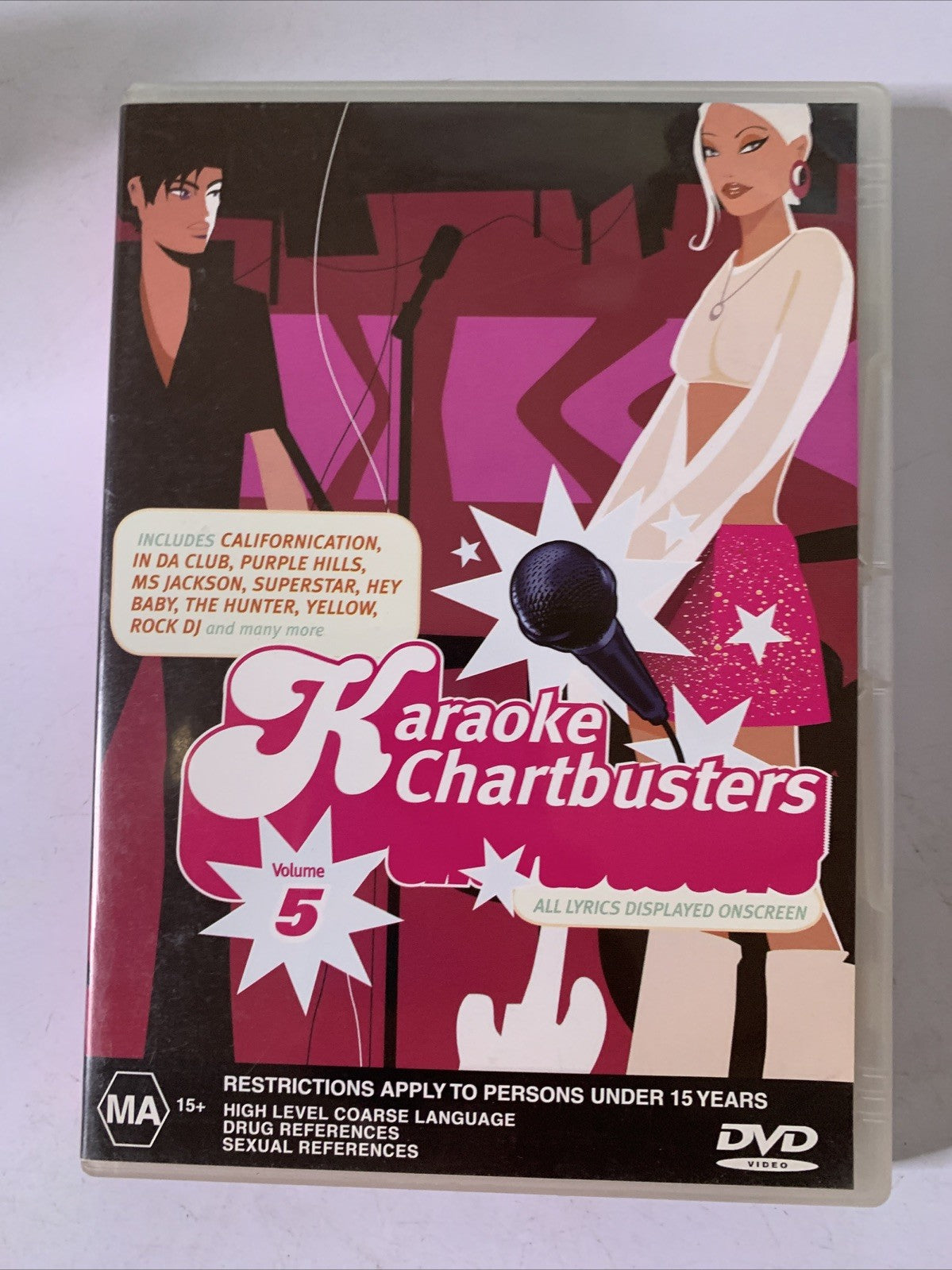 Karaoke Chartbusters : Vol 5 (DVD, 2000) All Regions