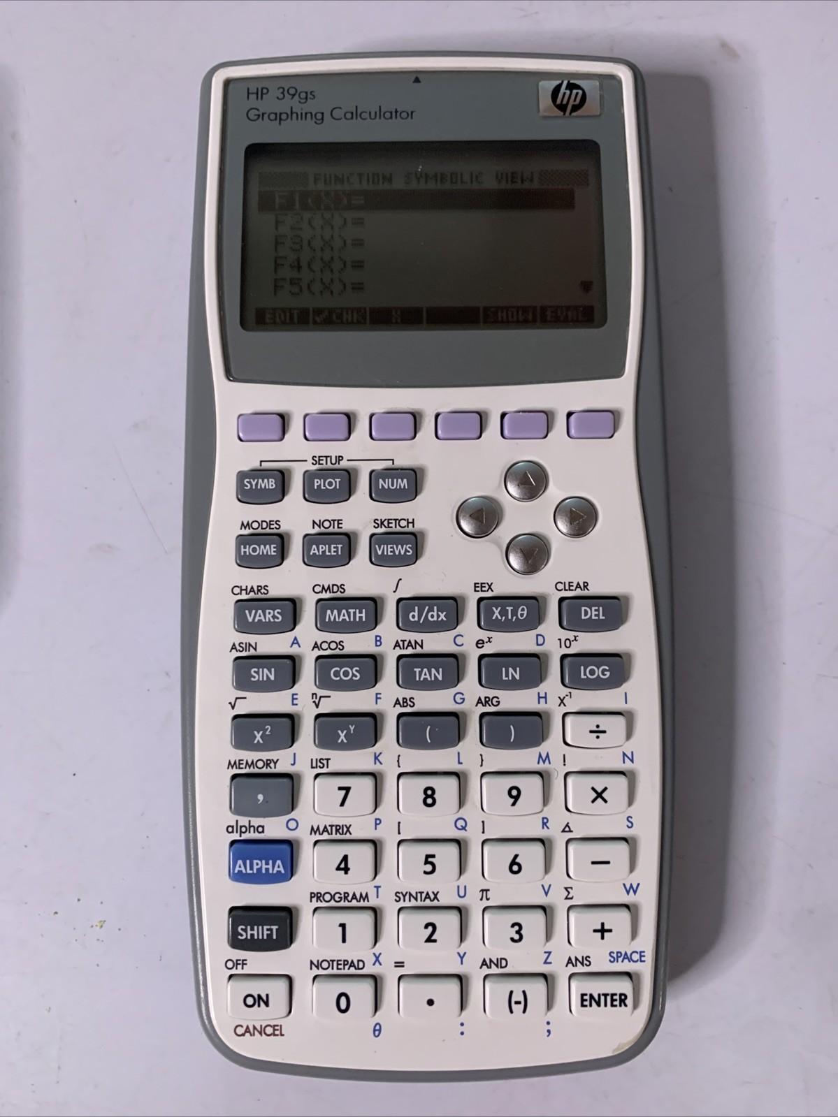 HP 39gs Graphing Scientific Calculator With Cover