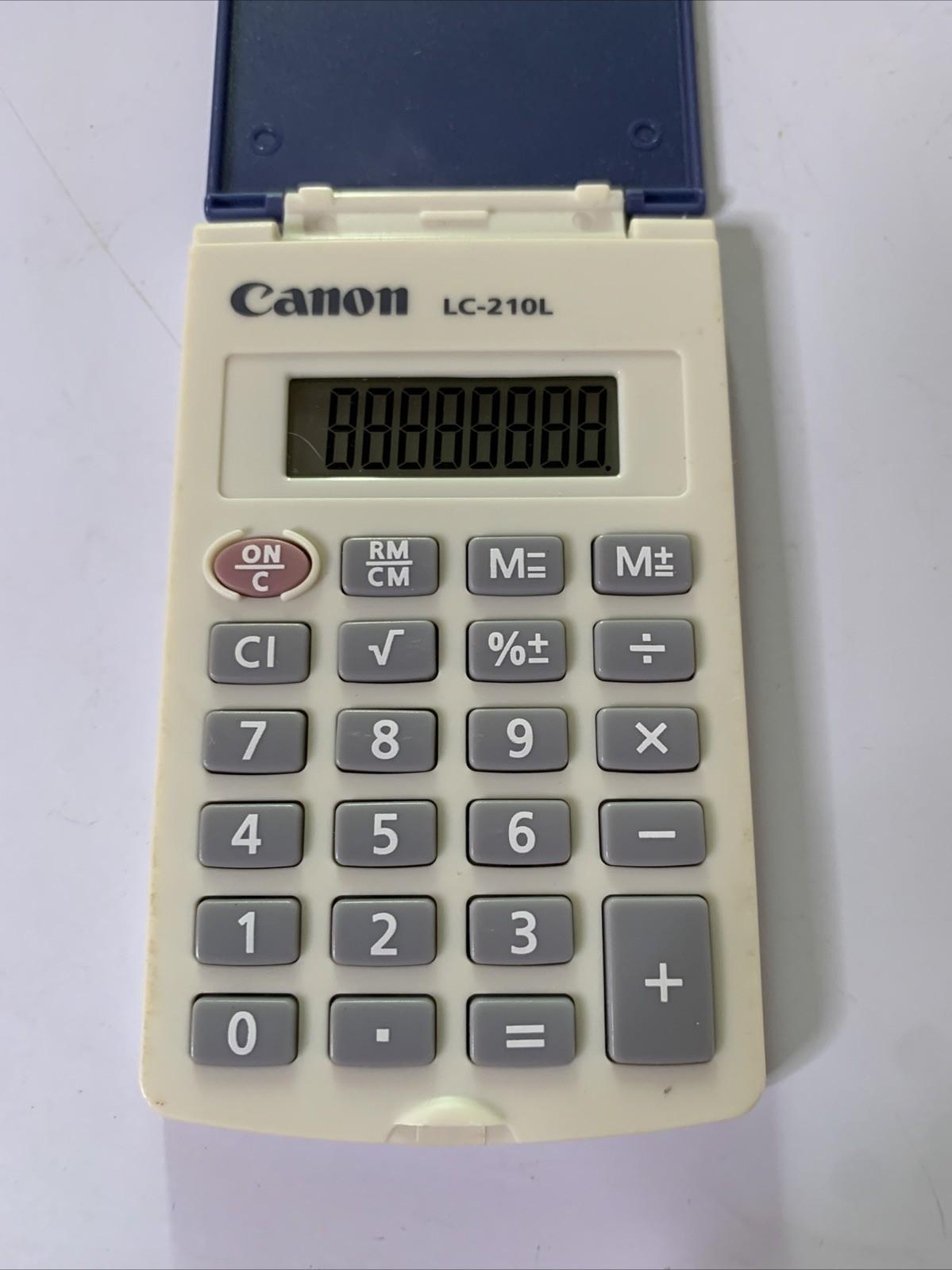 Canon LC-210L Small Pocket Calculator