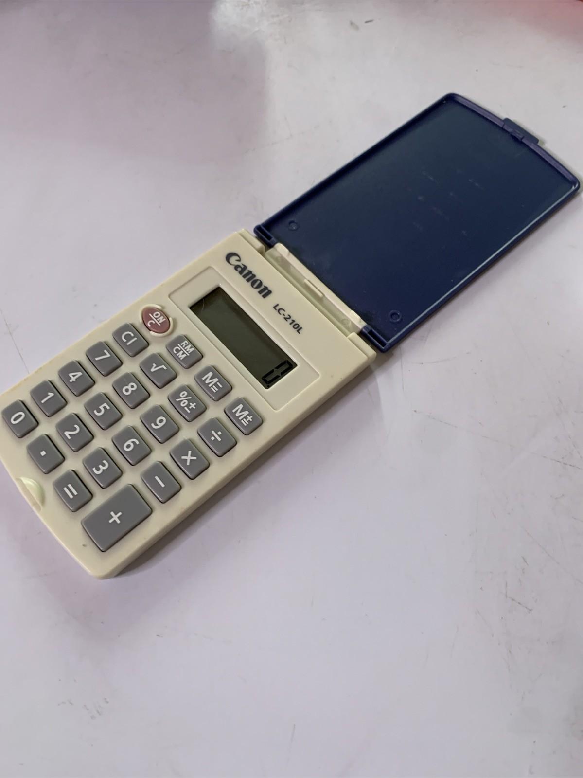 Canon LC-210L Small Pocket Calculator