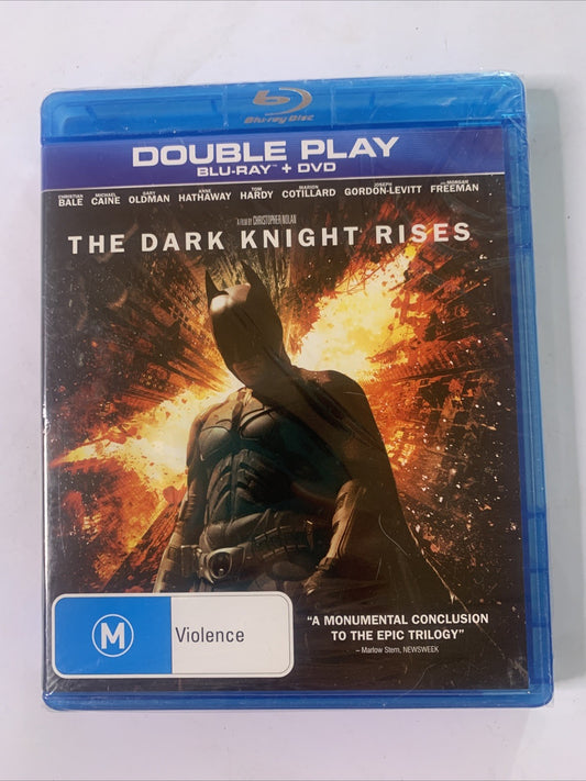 The Dark Knight Rises (Blu-ray + DVD, 2011) Christian Bale Region B NEW Sealed