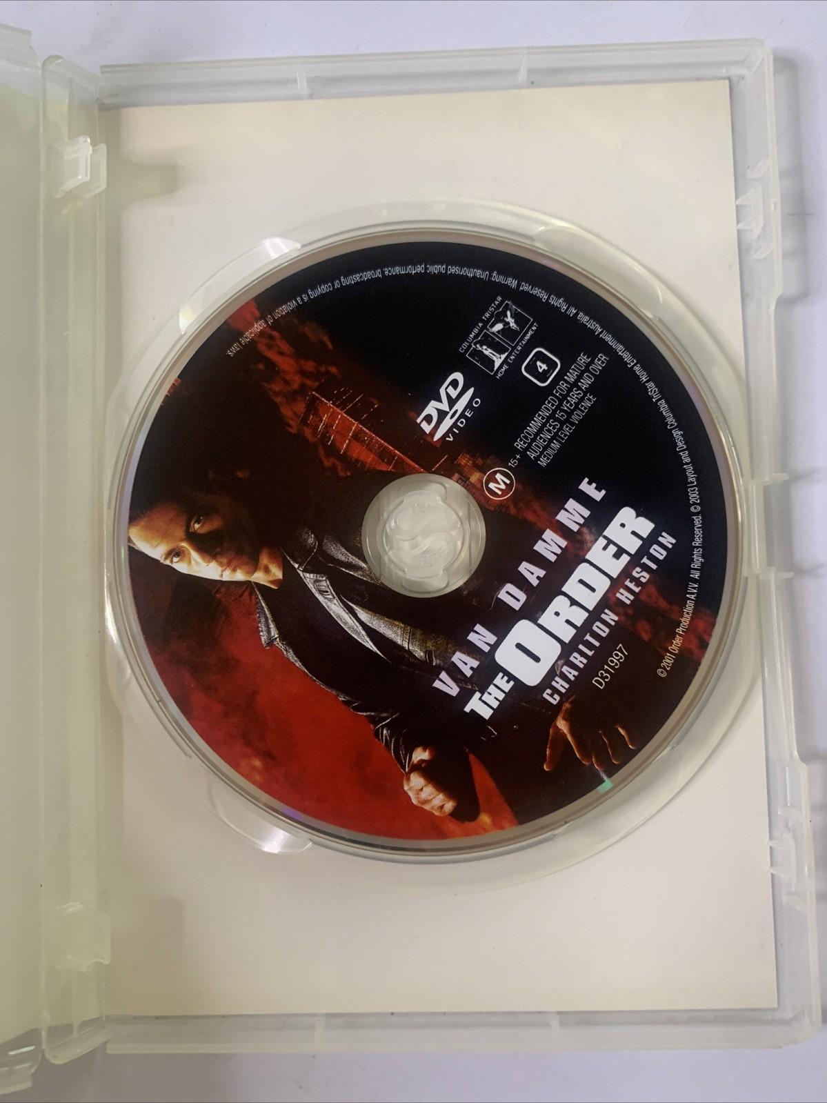 The Order (DVD, 2001) Jean-Claude Van Damme, Charlton Heston Region 4